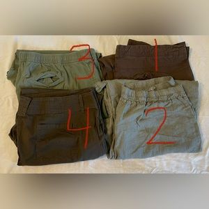 Bundle of Earth-toned pants. Sizes 3X/24. (4 pairs)